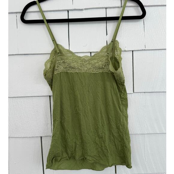Vintage Weathervane Women's Med Y2K Lace Trim Camisole Dainty Coquette Romantic - Picture 2 of 5